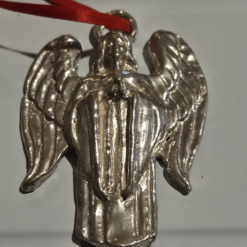 Sycamore Pewtersmith Angel Ornament Vintage‎ 3